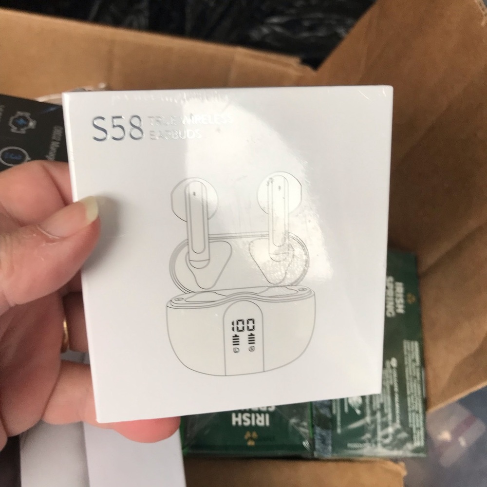 S58 True Wireless Earbuds - White